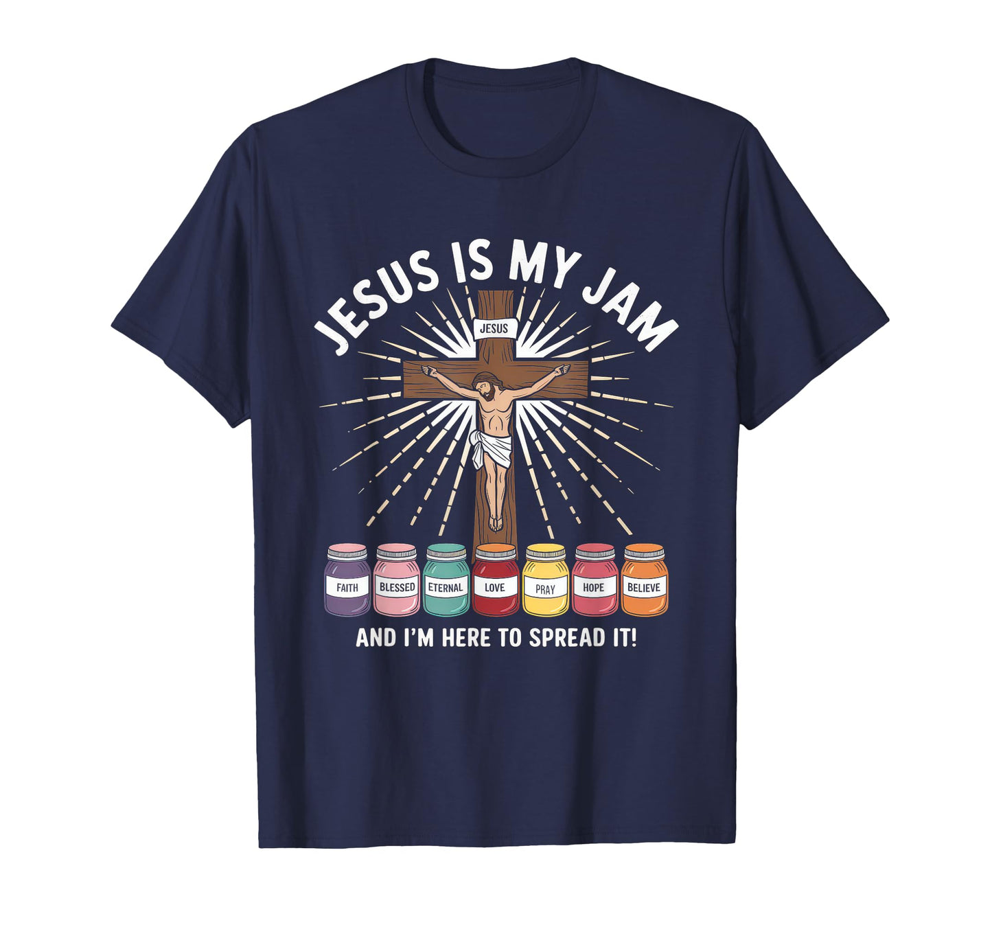 Jesus is My Jam Tshirt Men Women Christian Bible Verse T-Shirt