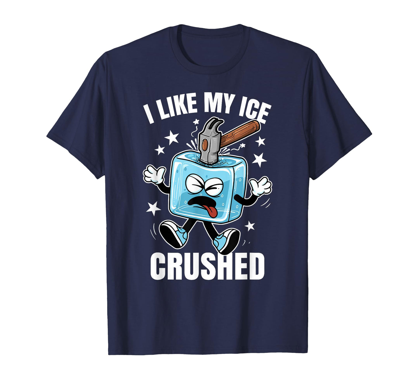 I Like My Ice Crushed Funny Subtle Immigrants Abolish T-Shirt