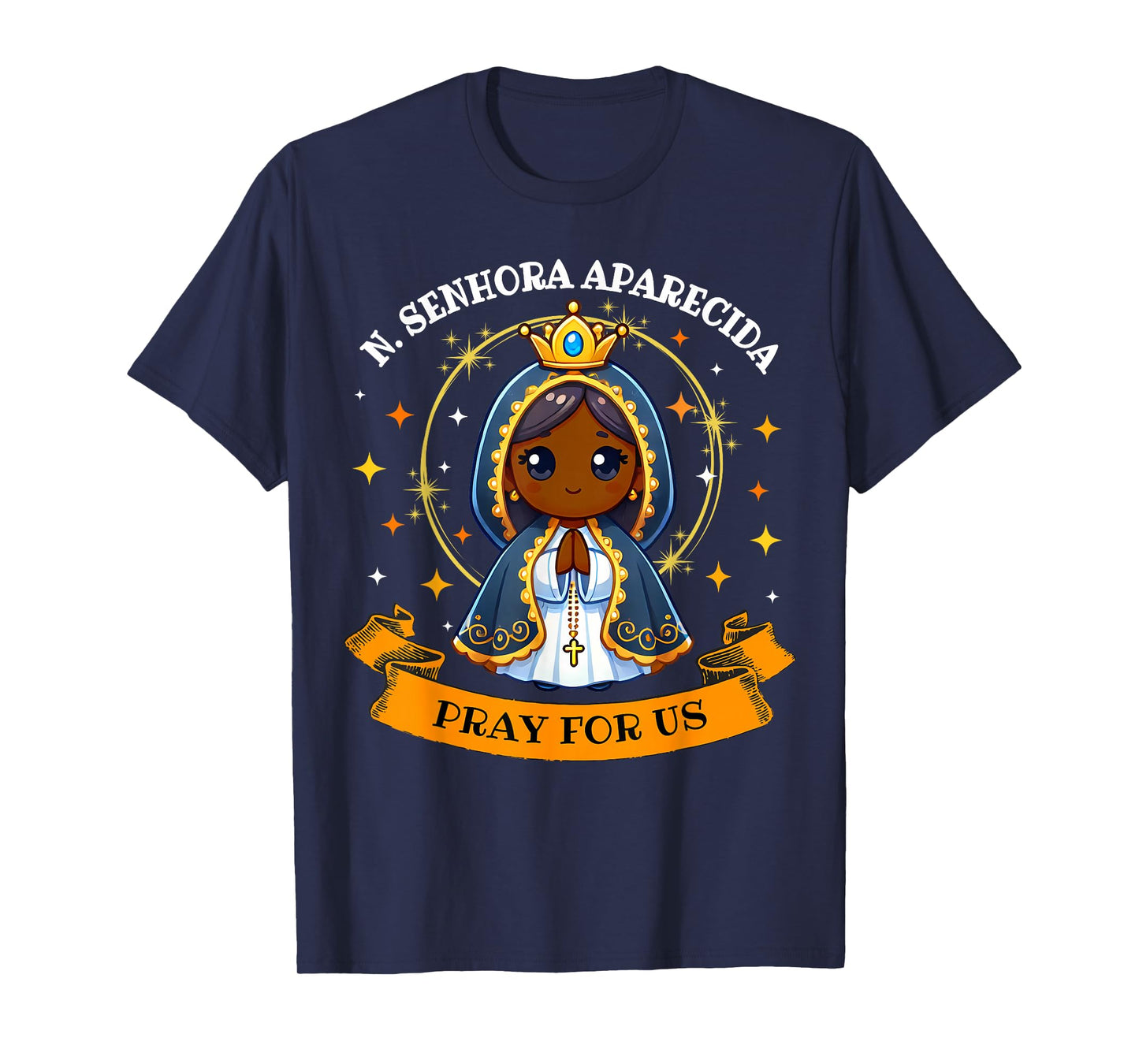 Nossa Senhora Aparecida Brasil Catholic Christians for Kids T-Shirt