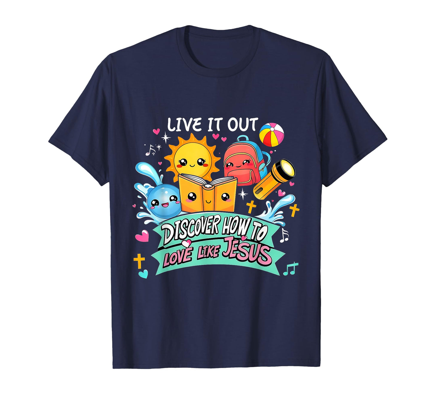 Live It Out Love Like Jesus VBS Summer 2025 Tee T-Shirt