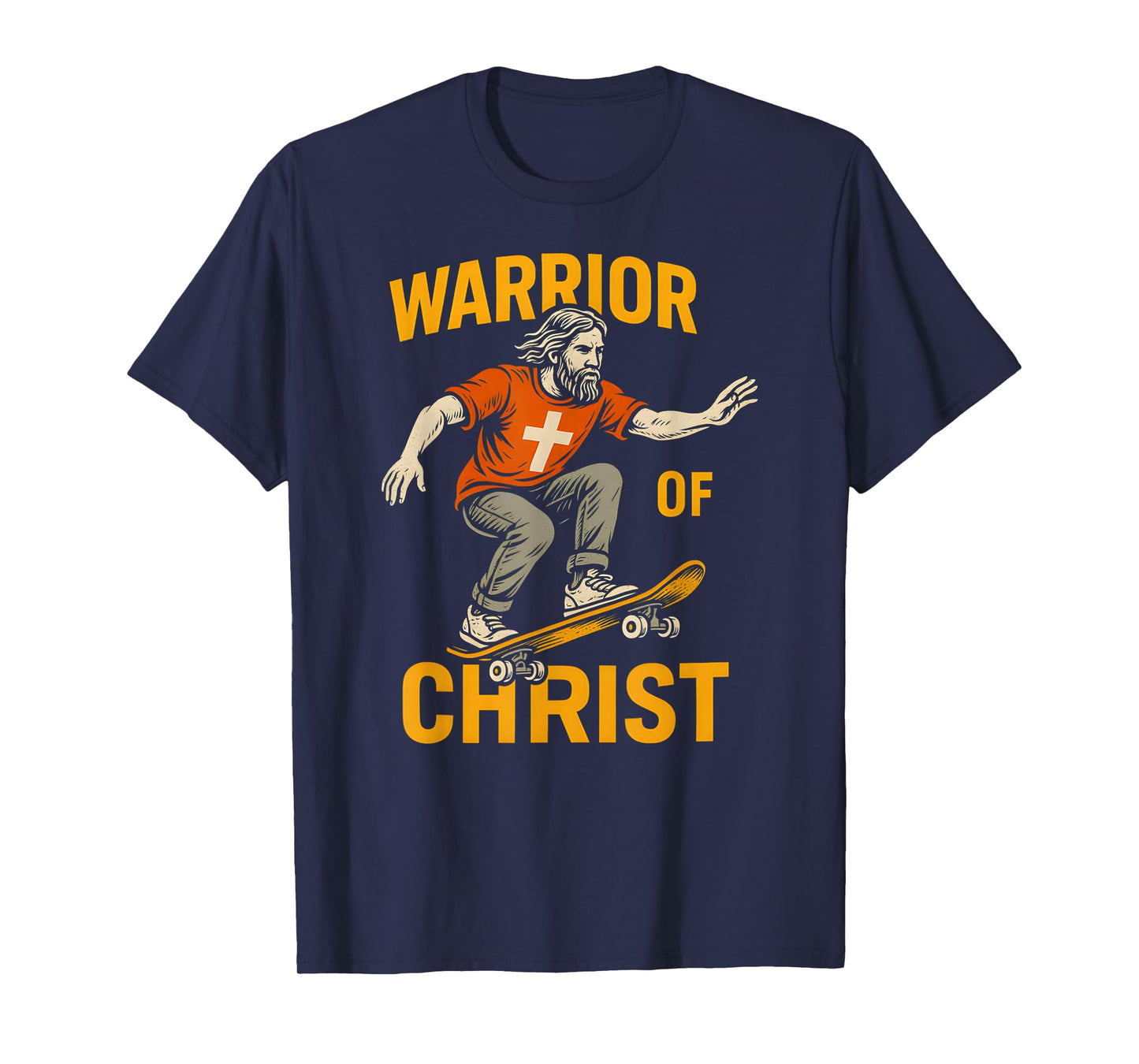 Christian Fitness Warrior of Christ Cool Mens Faith Apparel T-Shirt