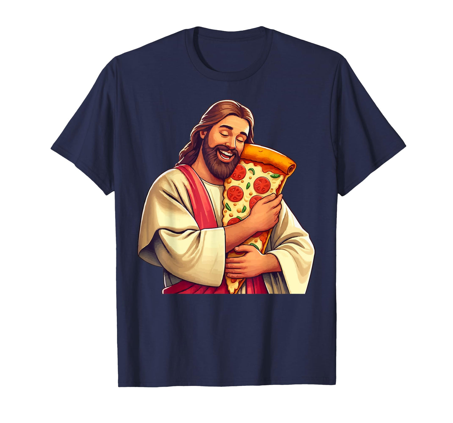 Funny Jesus Pizza Lover Christian Humor Tee Pizza Joke T-Shirt