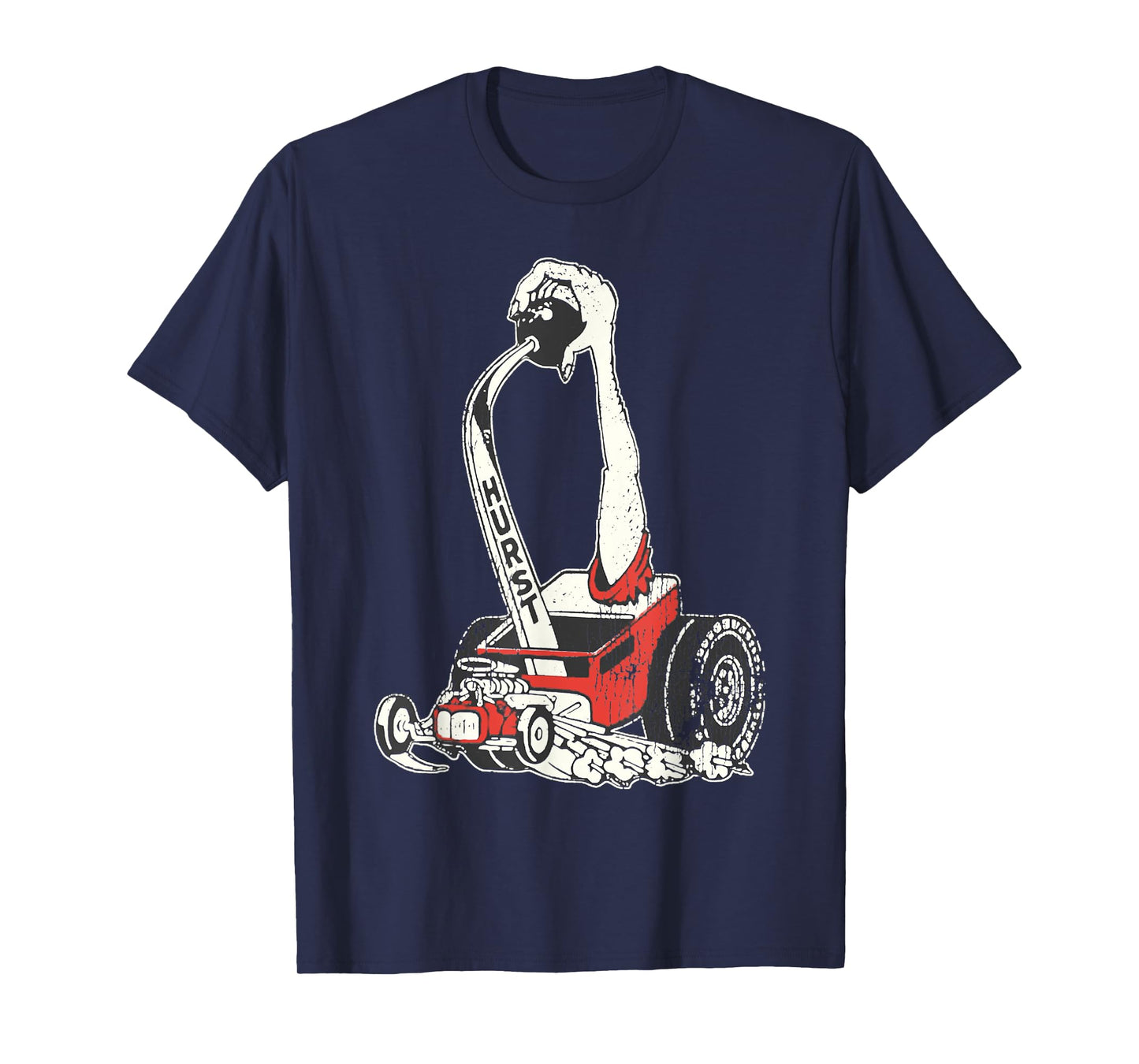 Vintage Hand Engine Funny Hurst Quote Basic Classic Speed T-Shirt
