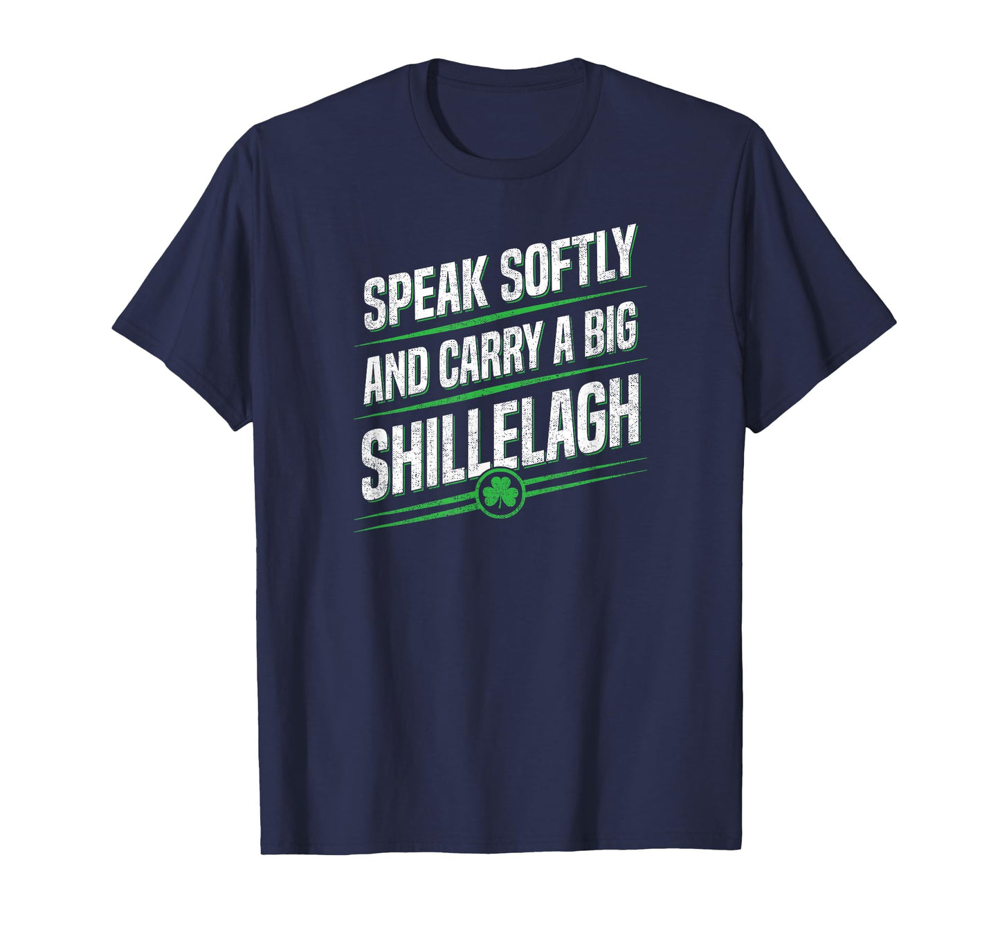 Funny Irish Shillelagh tee St. Patricks Shamrock Big Stick T-Shirt