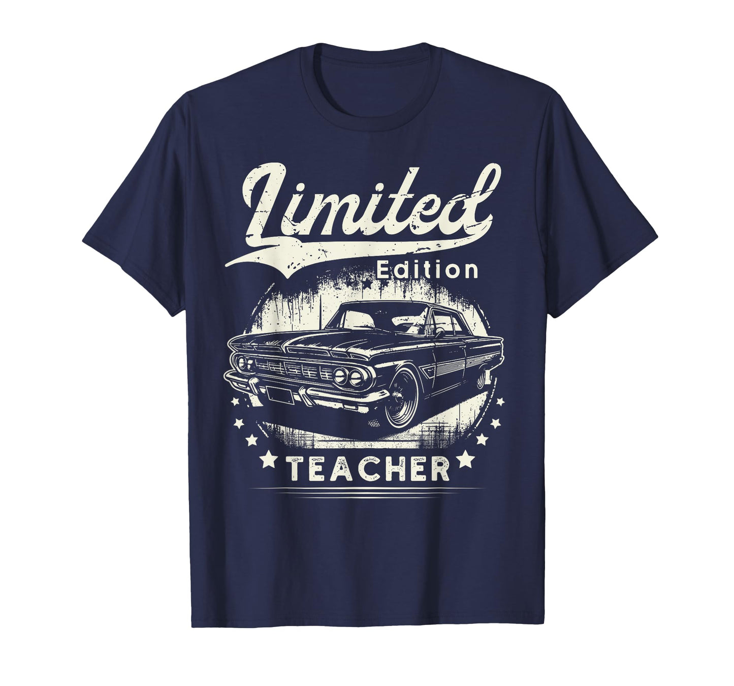 Teacher Job School classic car Birthday Worker Professional T-Shirt