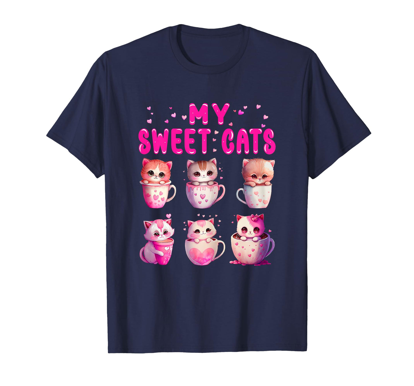 sweet cats Cute Baby Cat Meow Squad Life Is Better With Cats T-Shirt