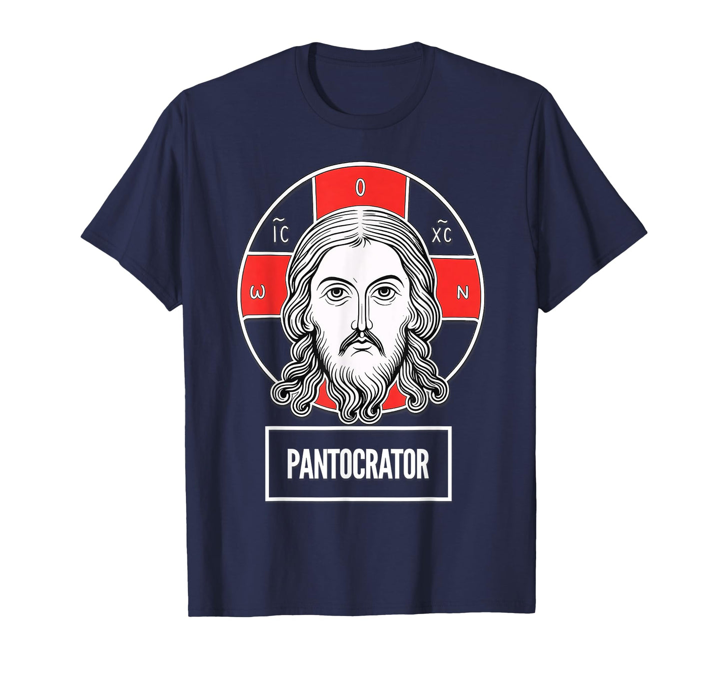 Orthodox Christian Eastern Orthodox Christ Pantocrator Icon T-Shirt
