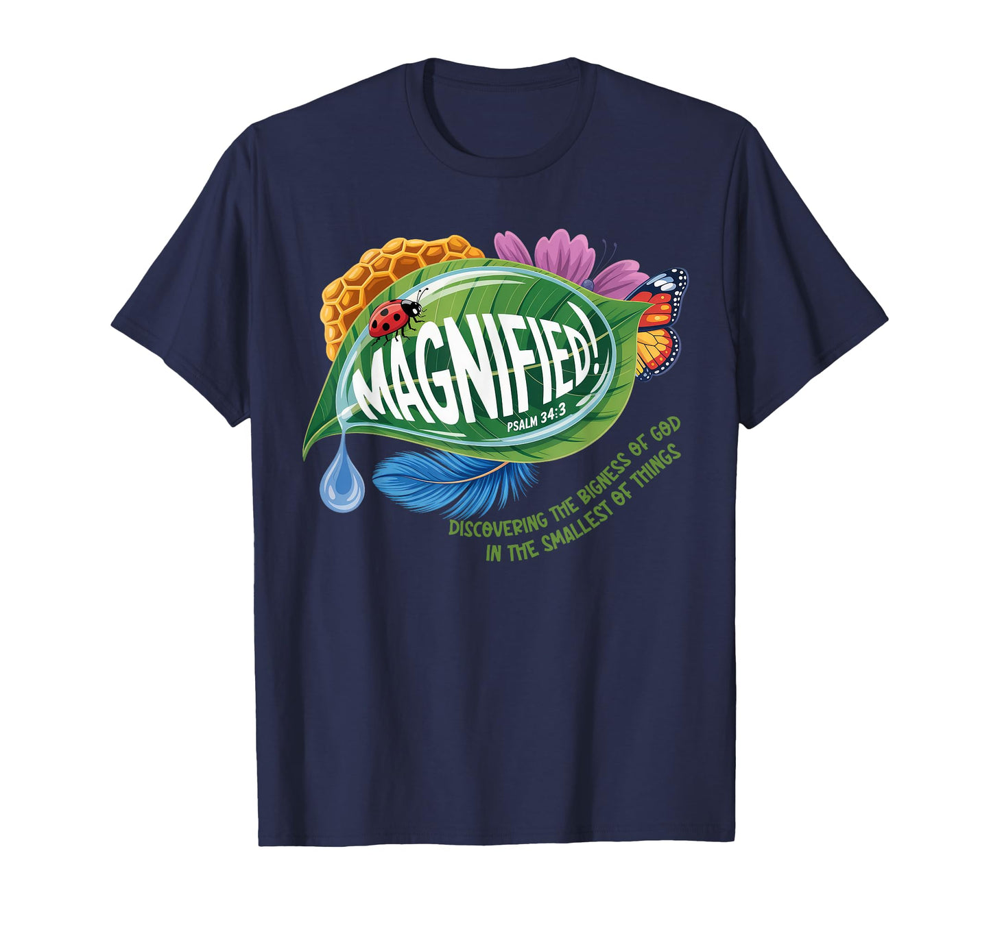 VBS 2025 Magnified Smallest Insects Adventure VBS Bible T-Shirt