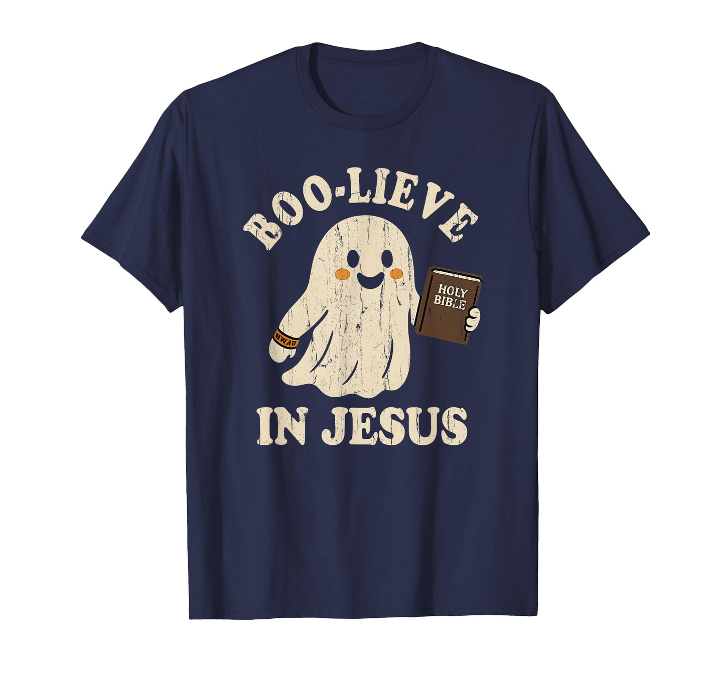 Boo-Lieve in Jesus, Christian Halloween T-Shirt