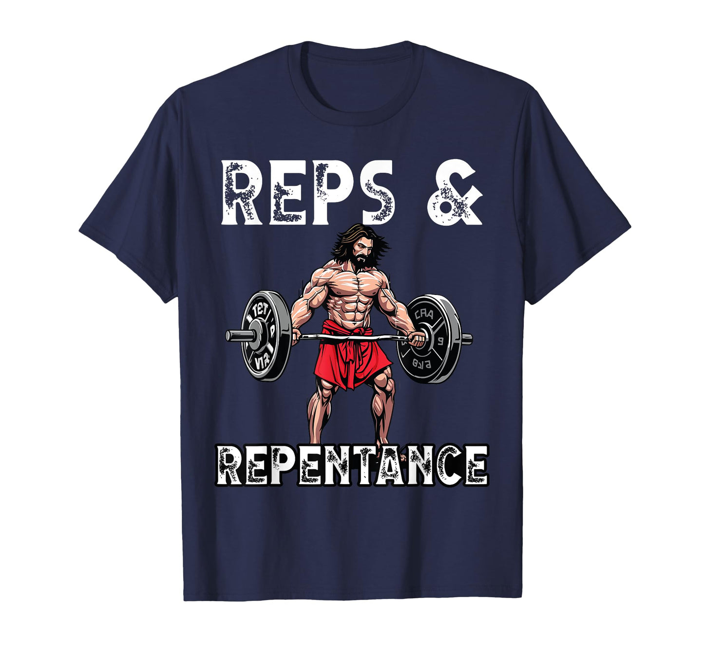 Gym Instructor Christian Beliefs Bodybuilding Jesus Christ T-Shirt