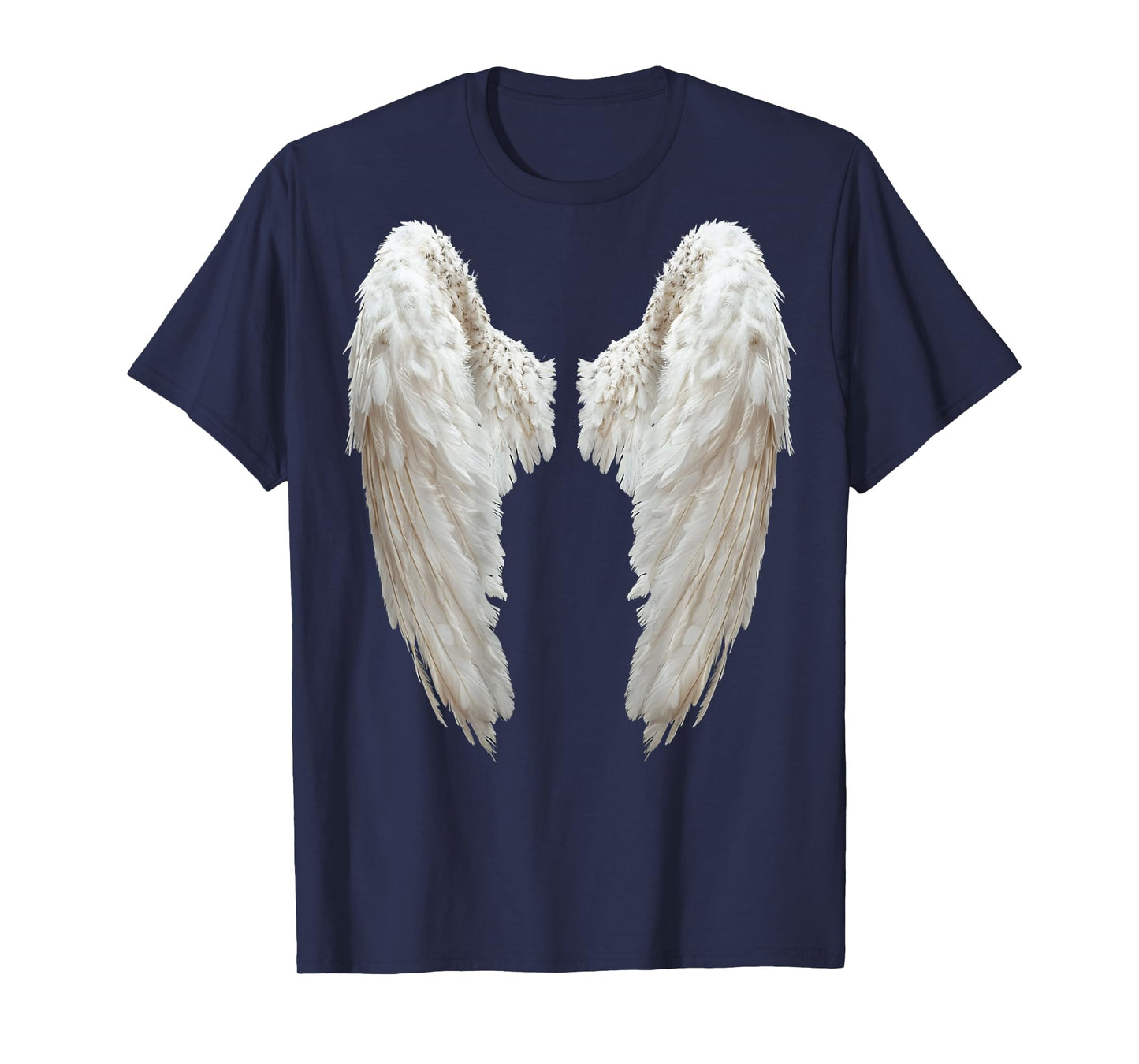 Angel Wings On Back Of T-Shirt
