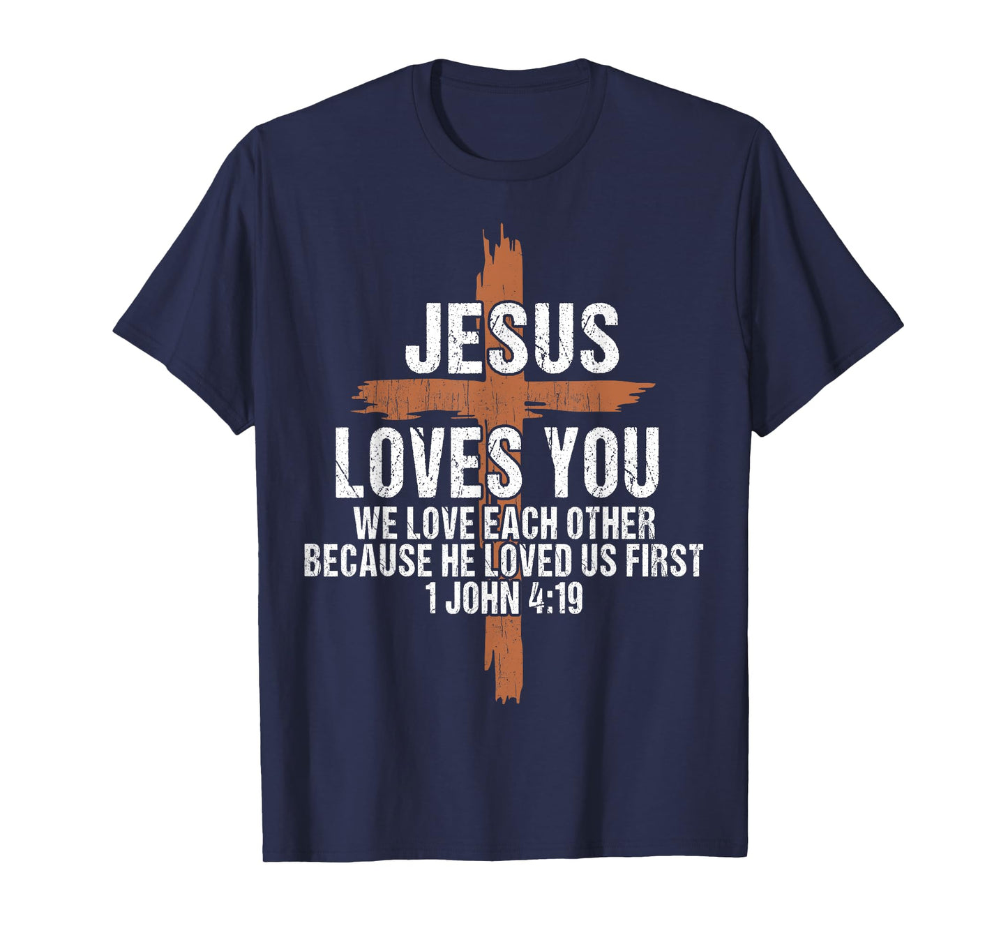 Men Jesus Loves You Christian I You Me Women Teen Father God T-Shirt