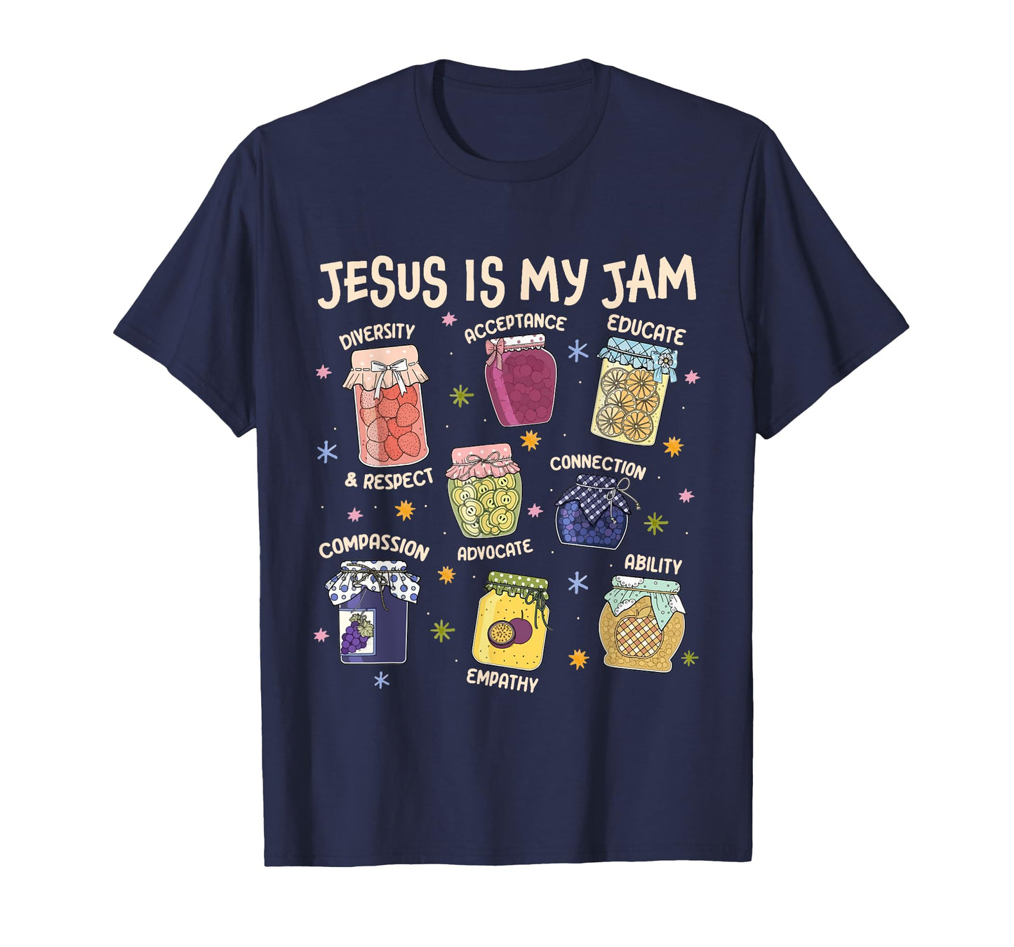 Jesus Is My Jam Christian Jesus Bibble Verse T-Shirt