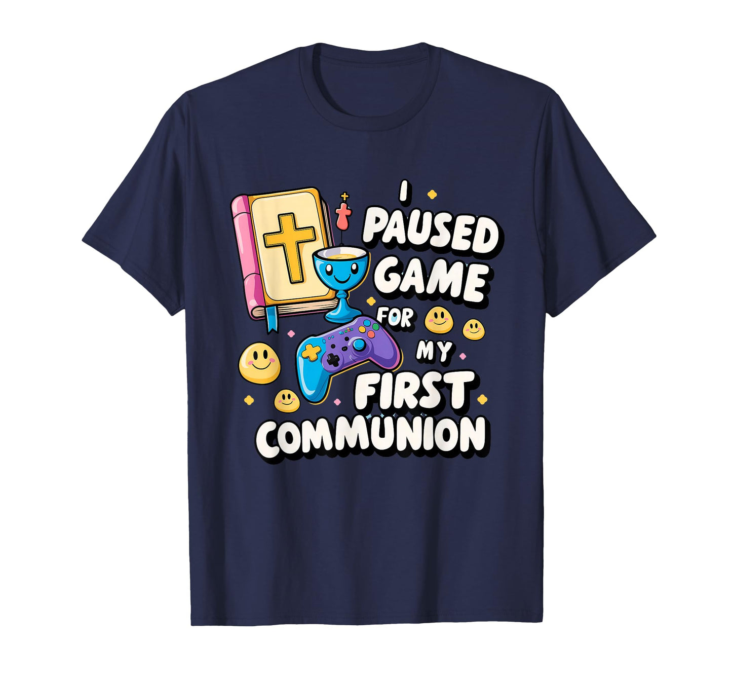 My 1st First Communion Video Game Controller Boys Girls T-Shirt