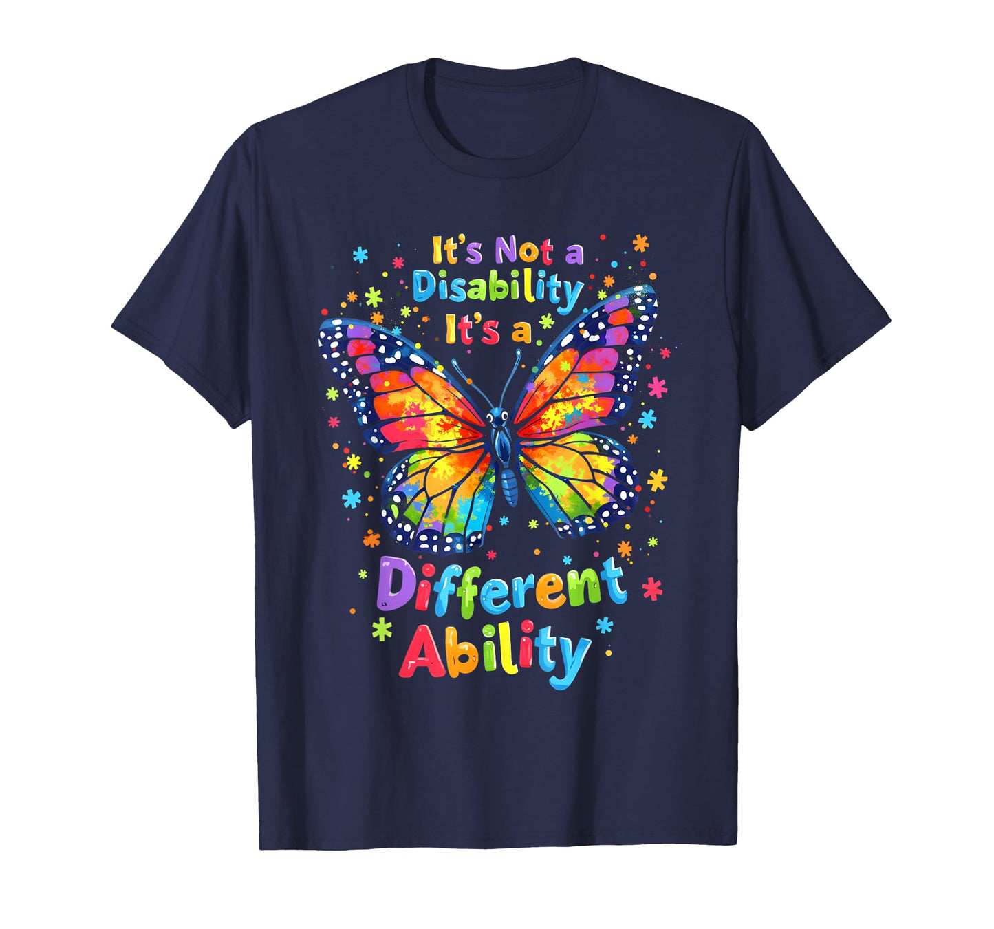 It's Not A Disability It's A Different Ability Handicapped T-Shirt