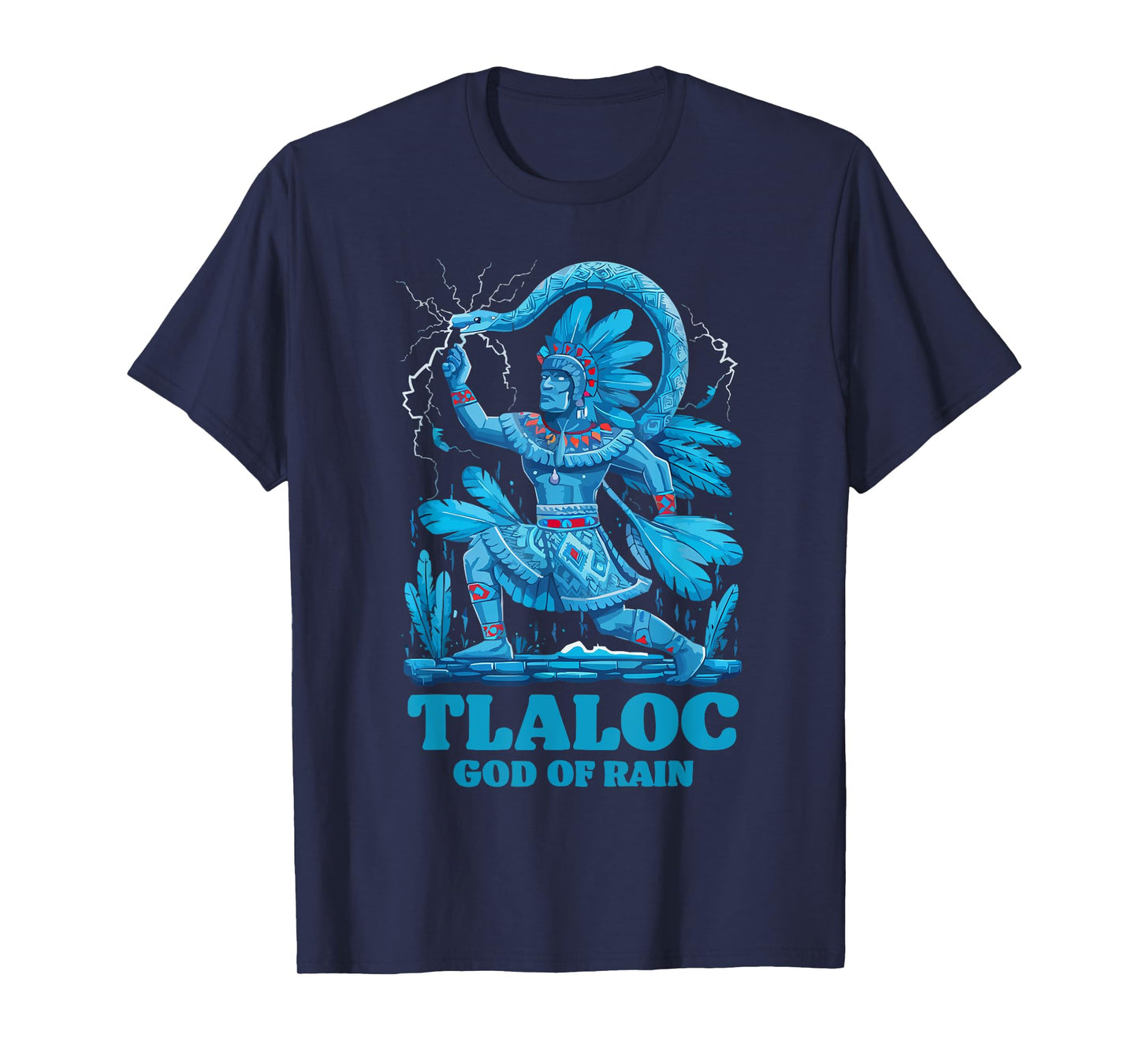 Aztec God Aztec Culture Mayan Indigenous Tlaloc Statue T-Shirt