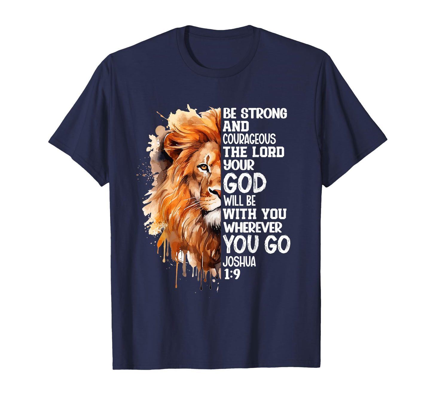 Christian Bible Verse Lion Of Judah Jesus God T-Shirt