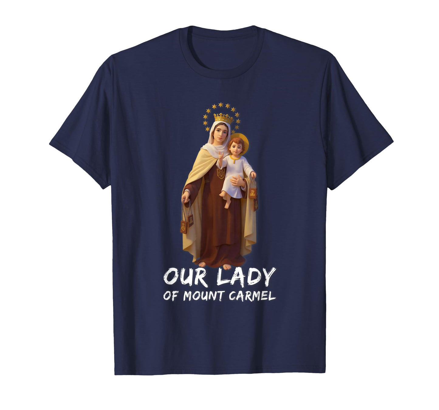 Our Lady of Mount Carmel Marian Catholic T-Shirt