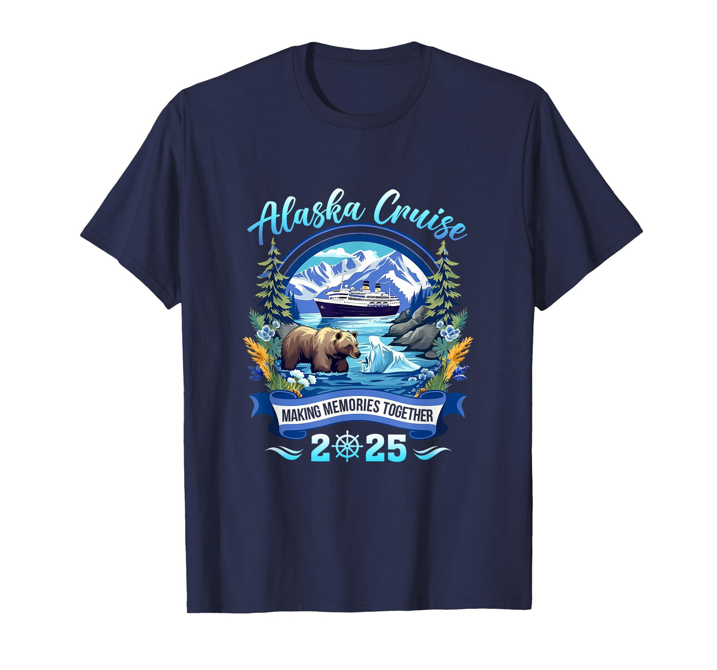 Matching Family Friends And Group Alaskan Alaska Cruise 2025 T-Shirt