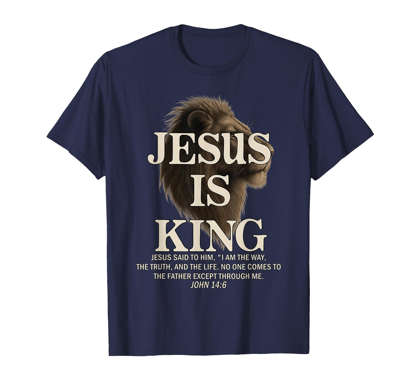 Vintage Jesus is King Bible Verse Gift for Men Women Kid T-Shirt