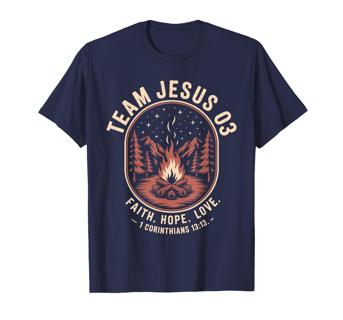 Christian - Team Jesus 03 Faith Hope Love T-Shirt