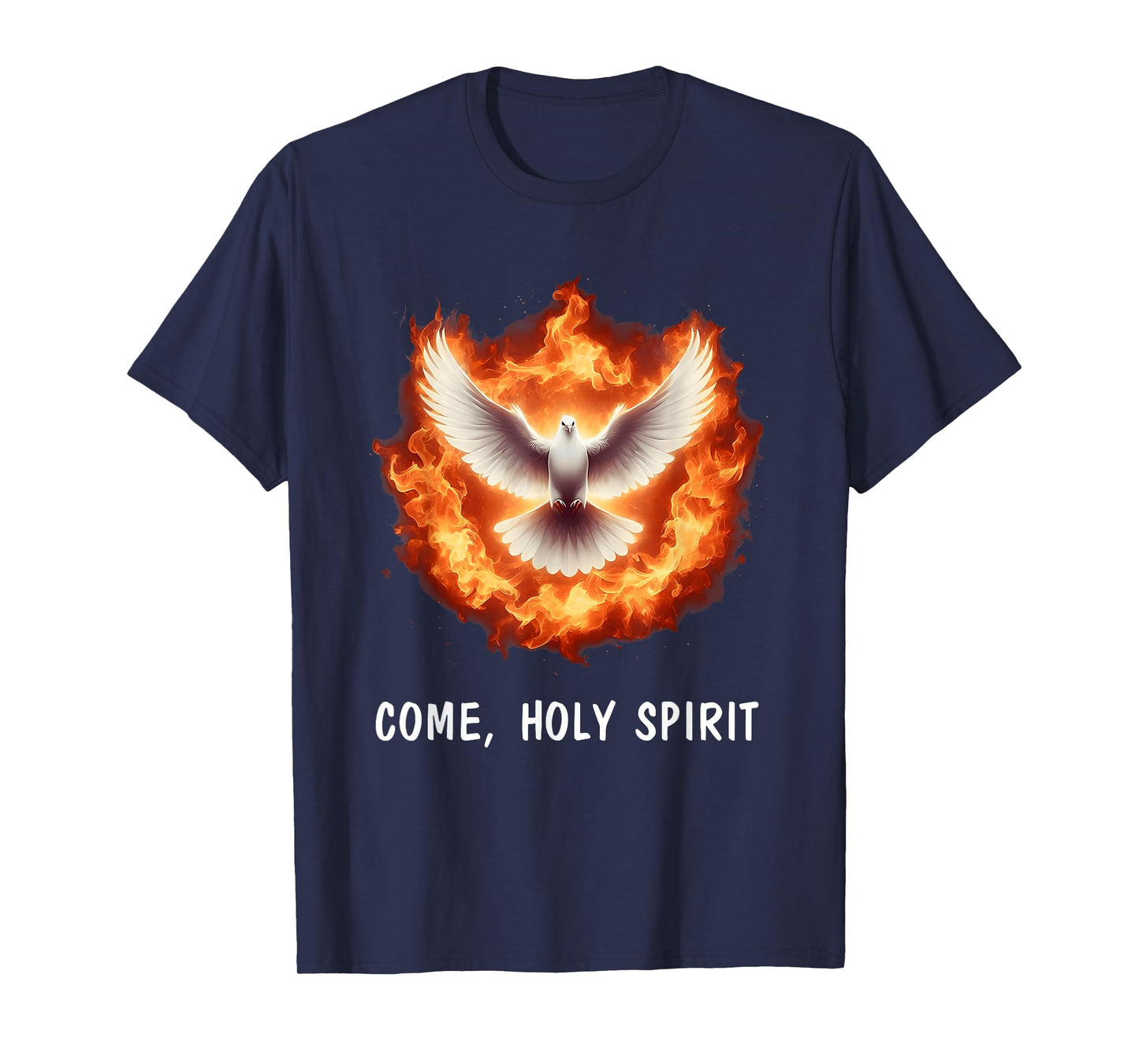 Come, Holy Spirit Cross Dove Pentecost T-Shirt