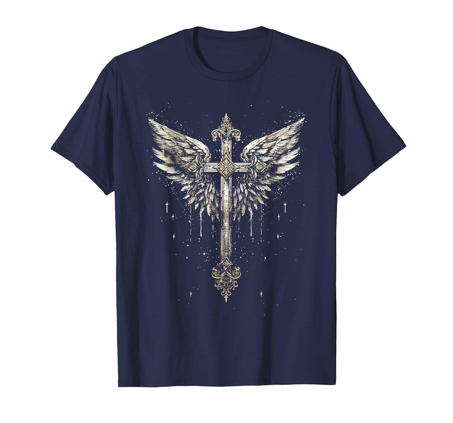 Jesus Cross Christian Angelic Wings Angel wings T-Shirt