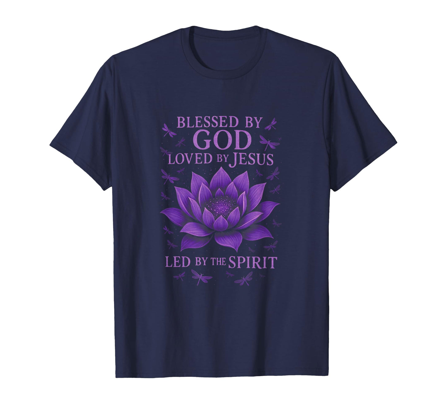 Blessed by God - Sunflower Butterflies Holy T-Shirt