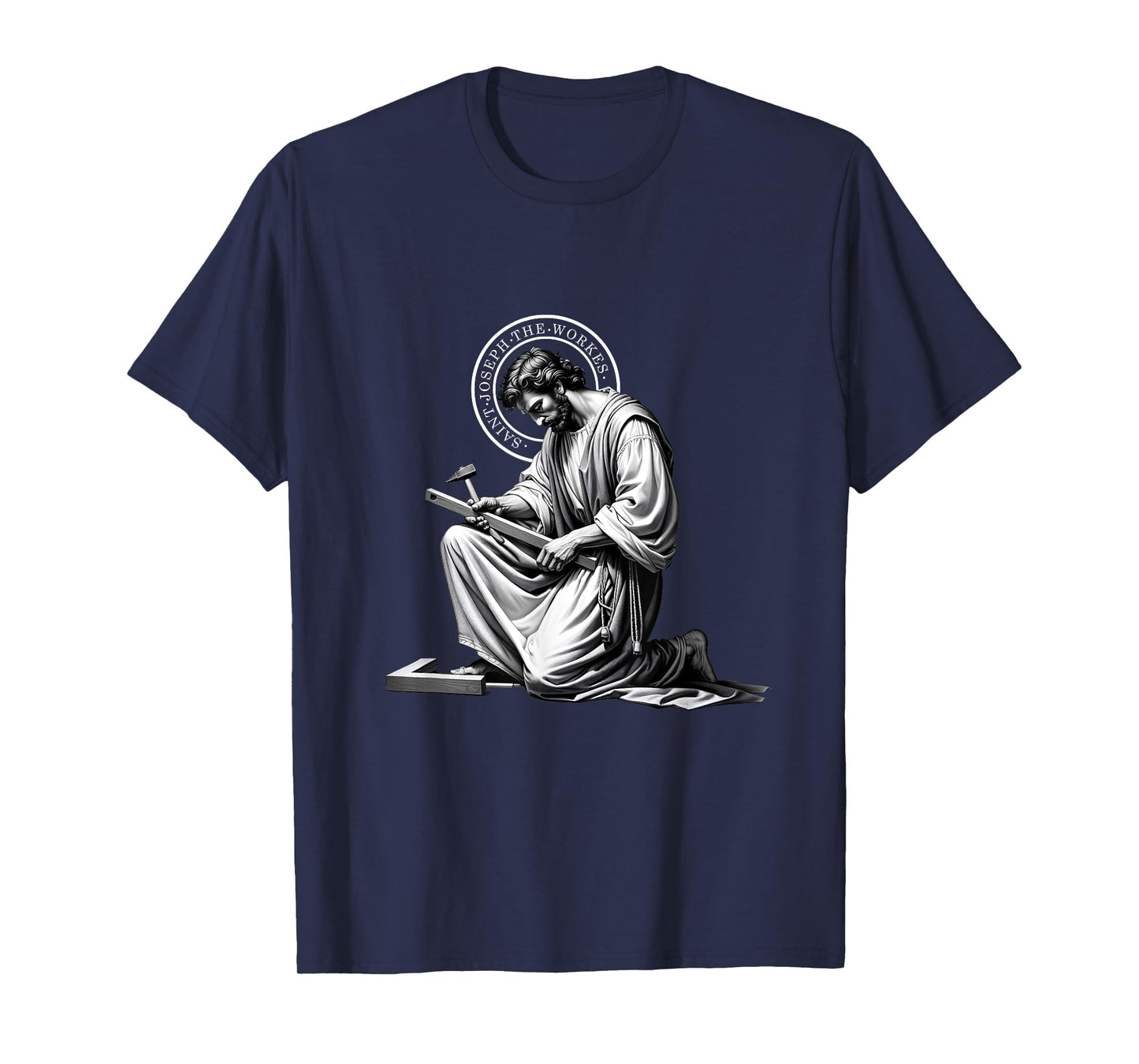 Saint Catholic Church St. Joseph The Worker Jesus Father T-Shirt