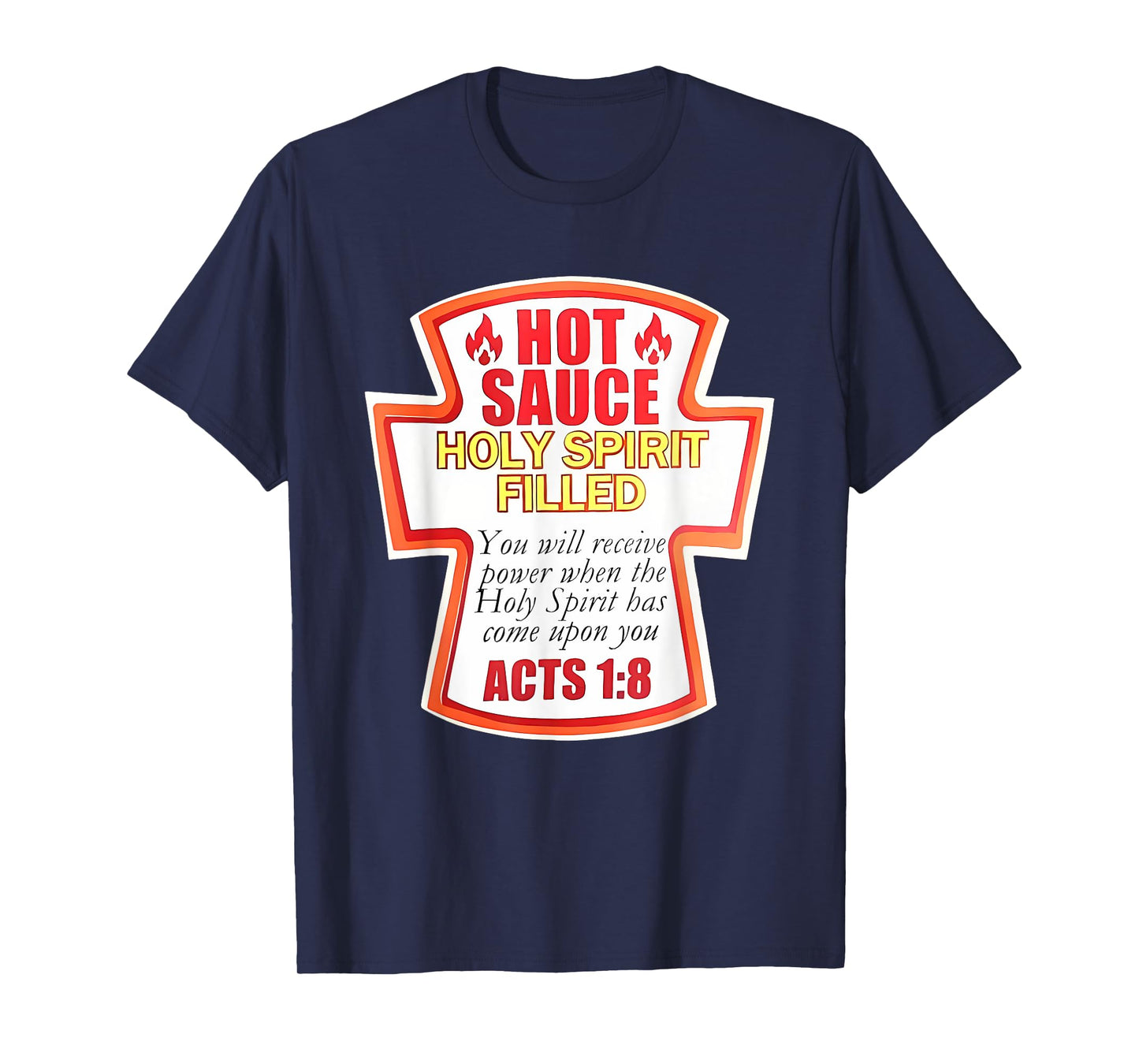 Hot Sauce Holy Spirit Group Condiment Christian Family T-Shirt