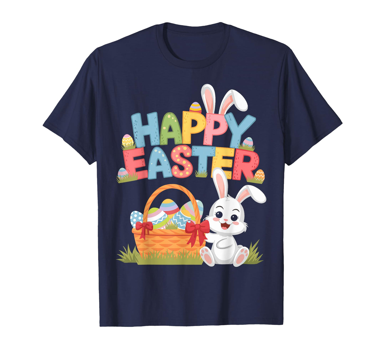 Happy easter with bunny for egg hunting T-Shirt