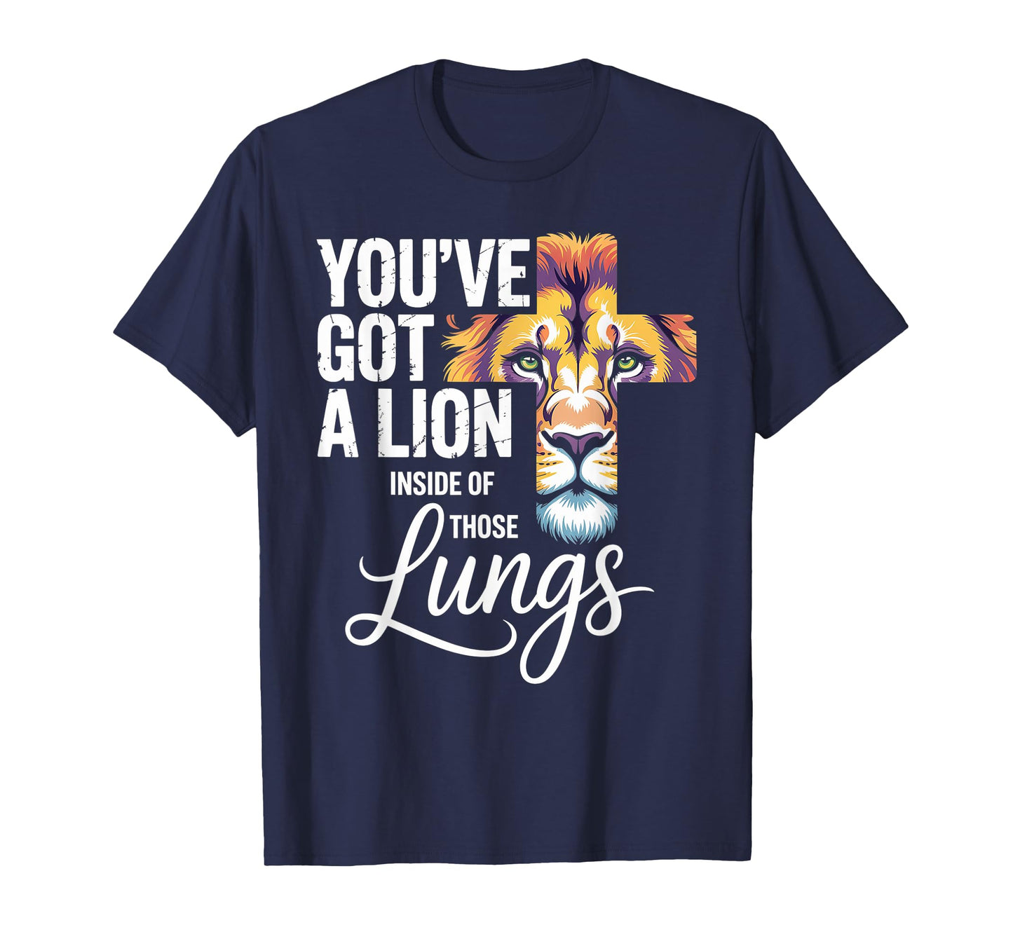 Brandon You Got a Lion Inside of Those Lungs Praise the Lord T-Shirt