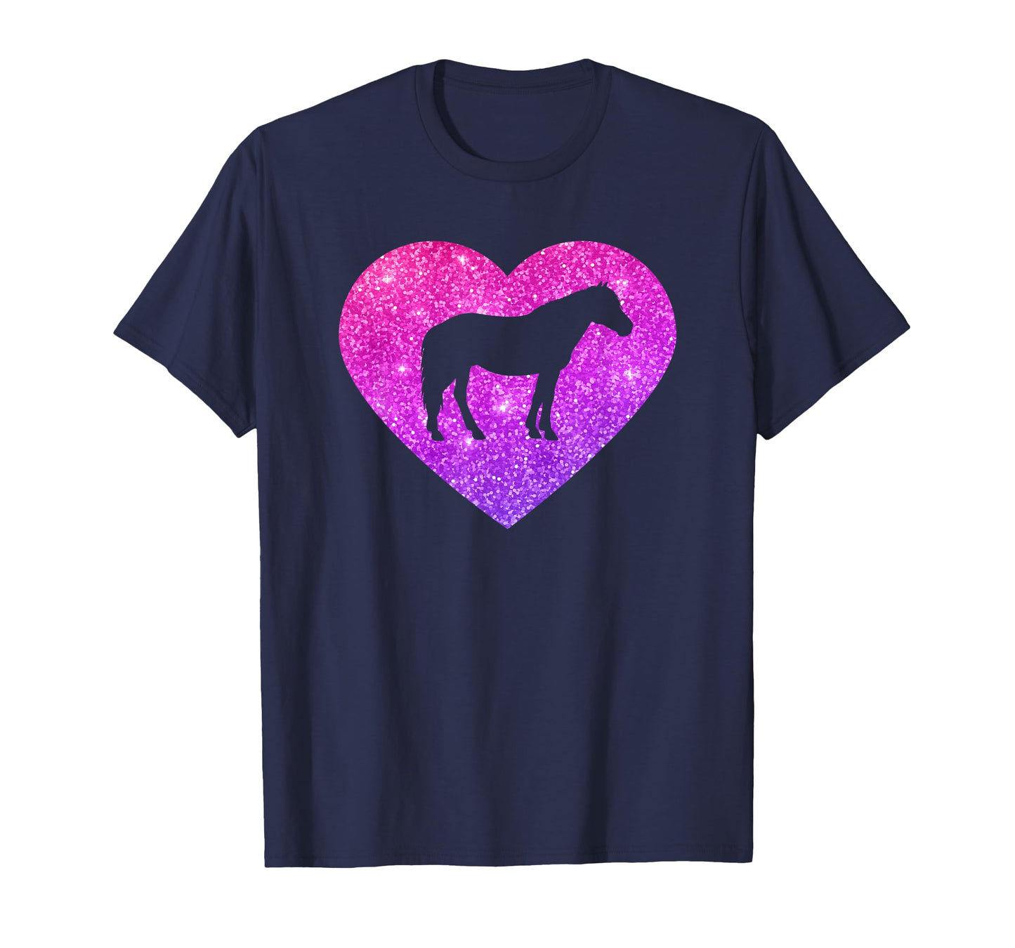 Foal Horse Heart Gift for Girls, Teenagers and Women T-Shirt