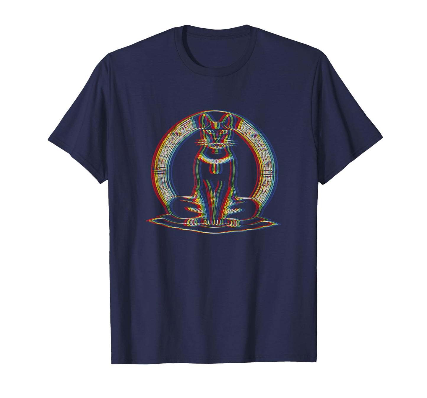 Bastet Ancient Egypt Cat God Hieroglyphic Egyptian History T-Shirt