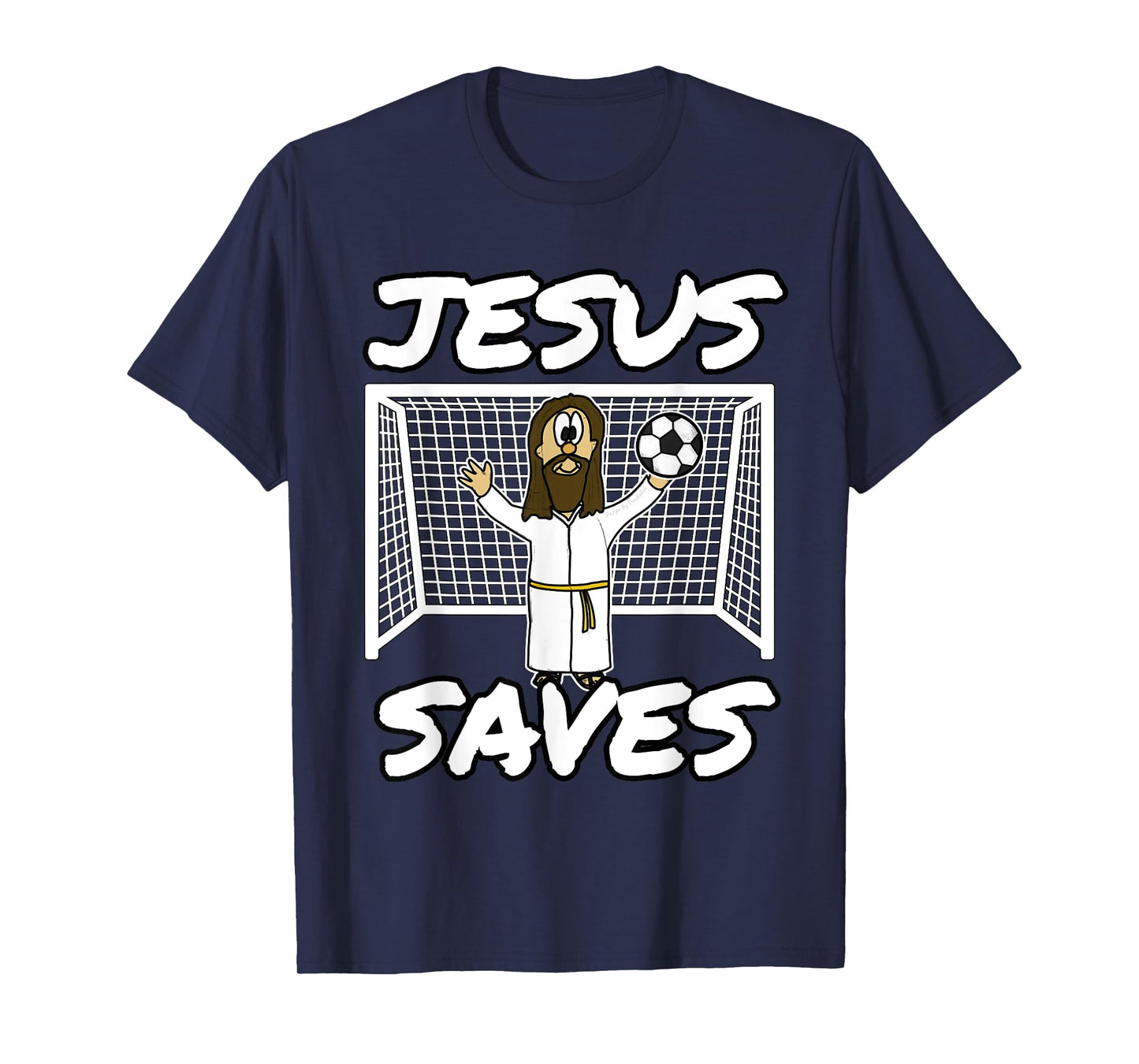 Jesus Saves Christian Football Church Soccer T-Shirt