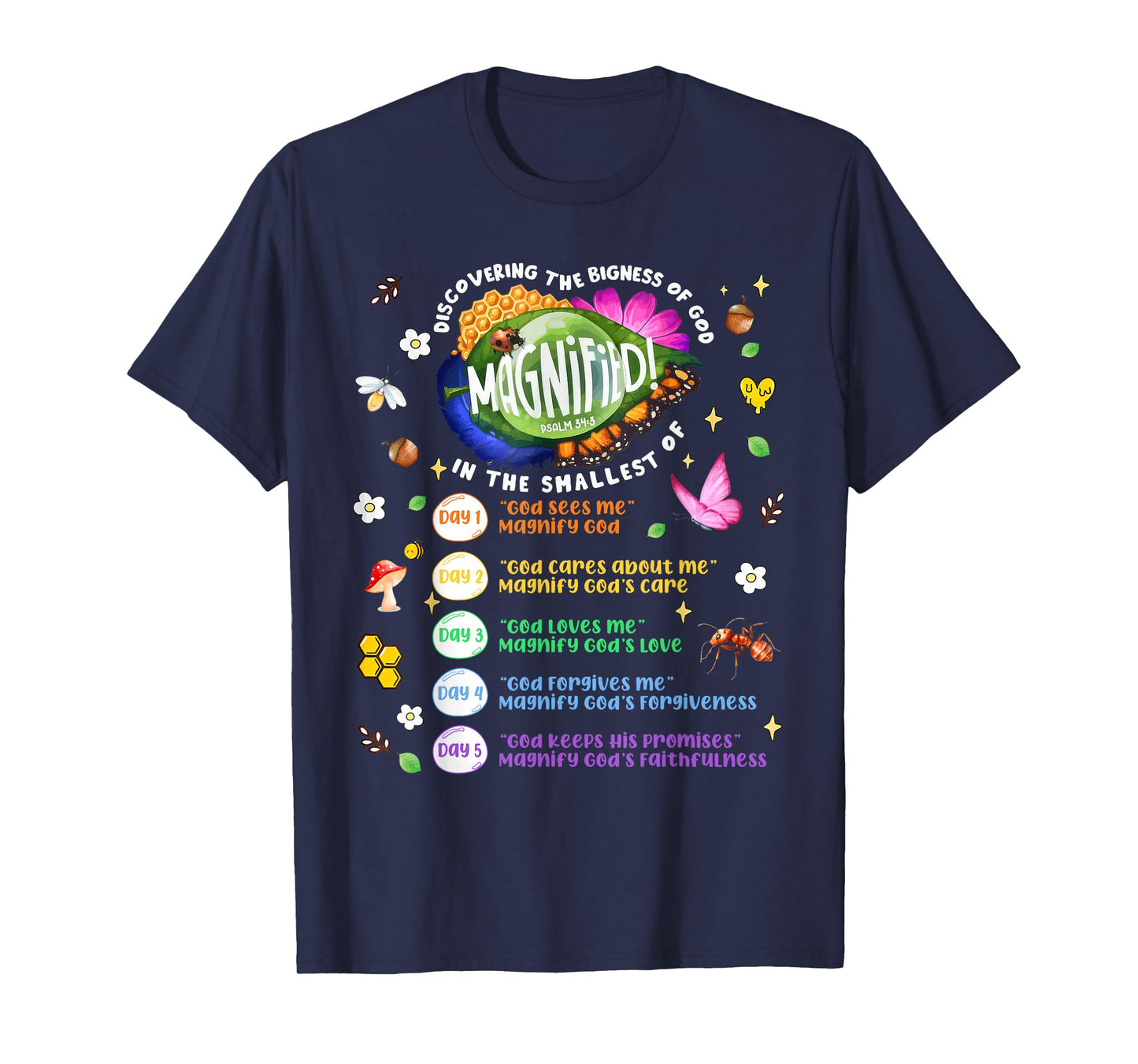 VBS 2025 Magnified Smallest Insects Adventure VBS T-Shirt