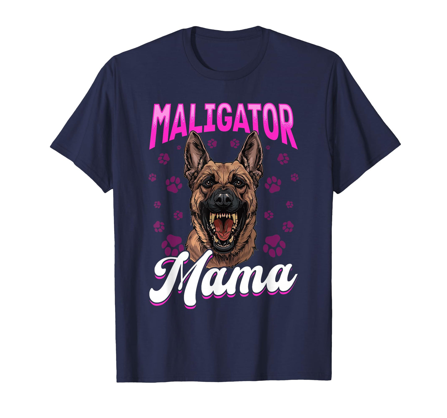 Belgian Malinois Dog Breed Maligator Mama T-Shirt