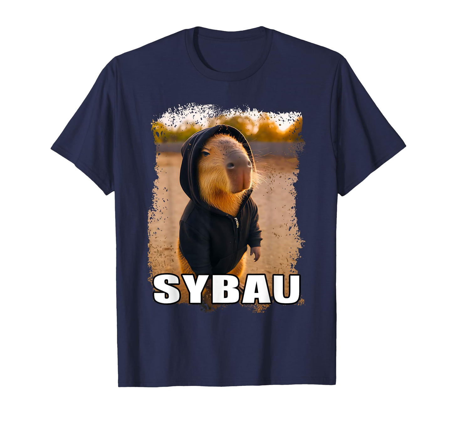 Funny SYBAU Ironic Capybara Meme Sigma Brainrot Quote T-Shirt