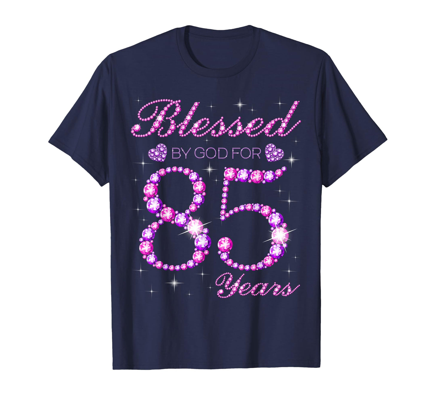 Blessed by God for 85 Years Old 85th Birthday Party T-Shirt