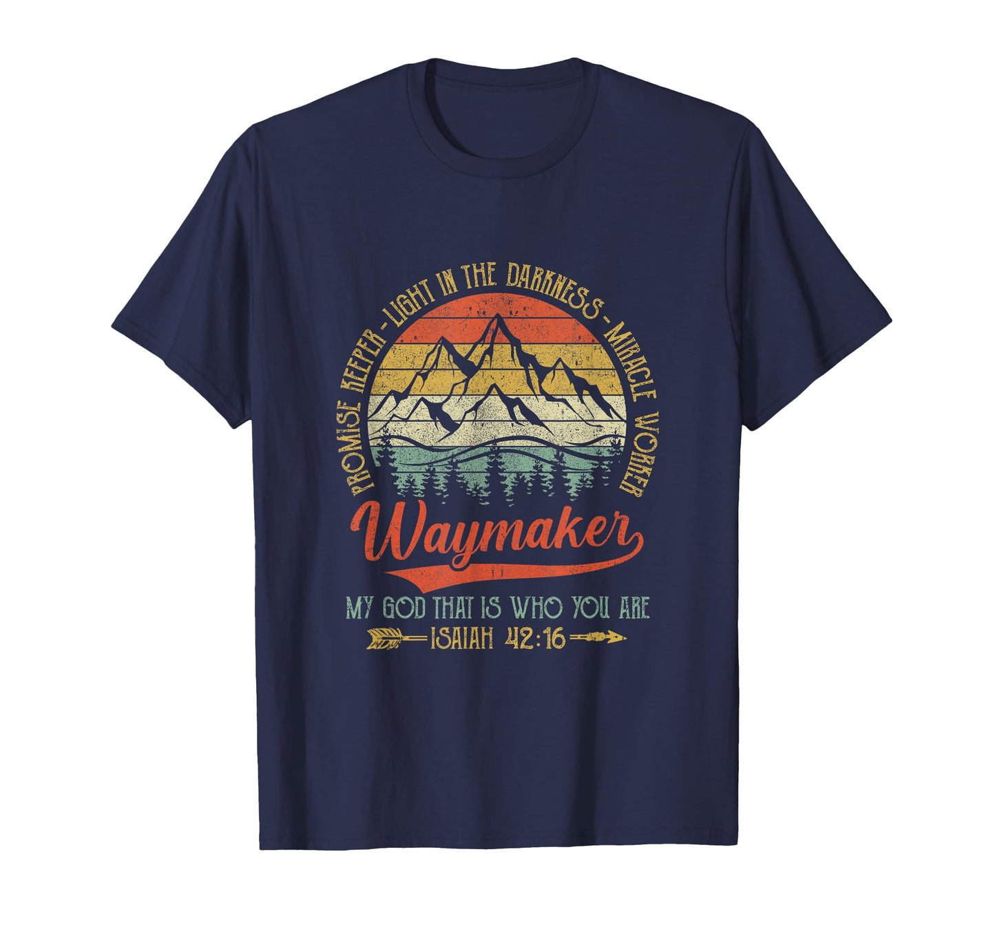 Waymaker Miracle Worker Promise Keeper Christian T-Shirt