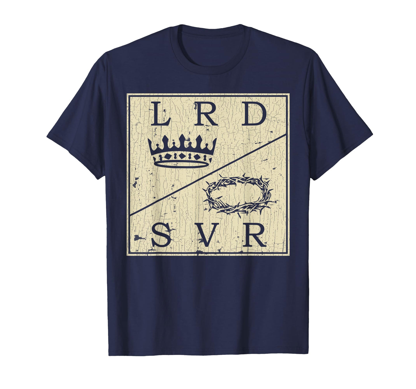 Vintage Retro Jesus Christian Lord & Savior Graphic 3 T-Shirt