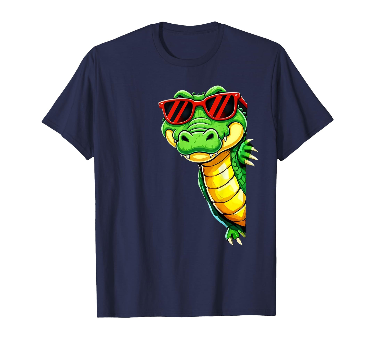 Funny Gator with Sunglasses Lovers for Men Women Girls Kids T-Shirt
