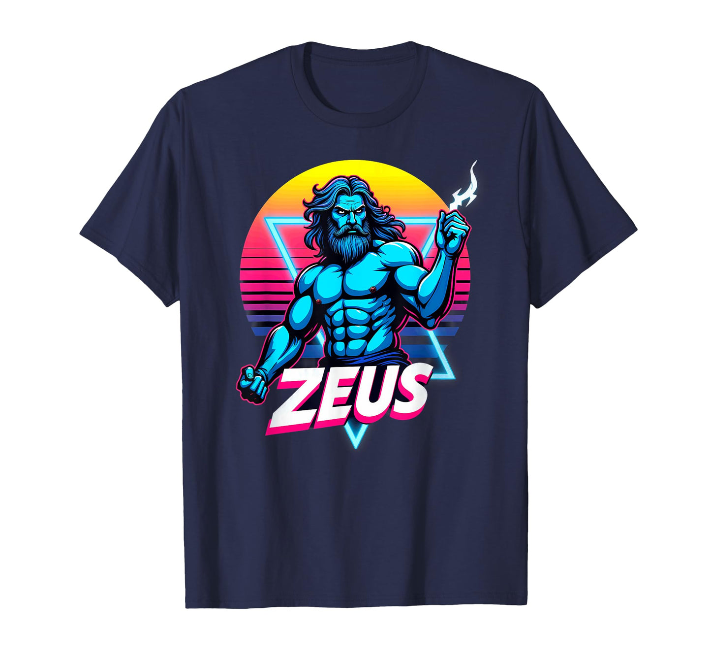 Retro Greek Mythology God Zeus T-Shirt