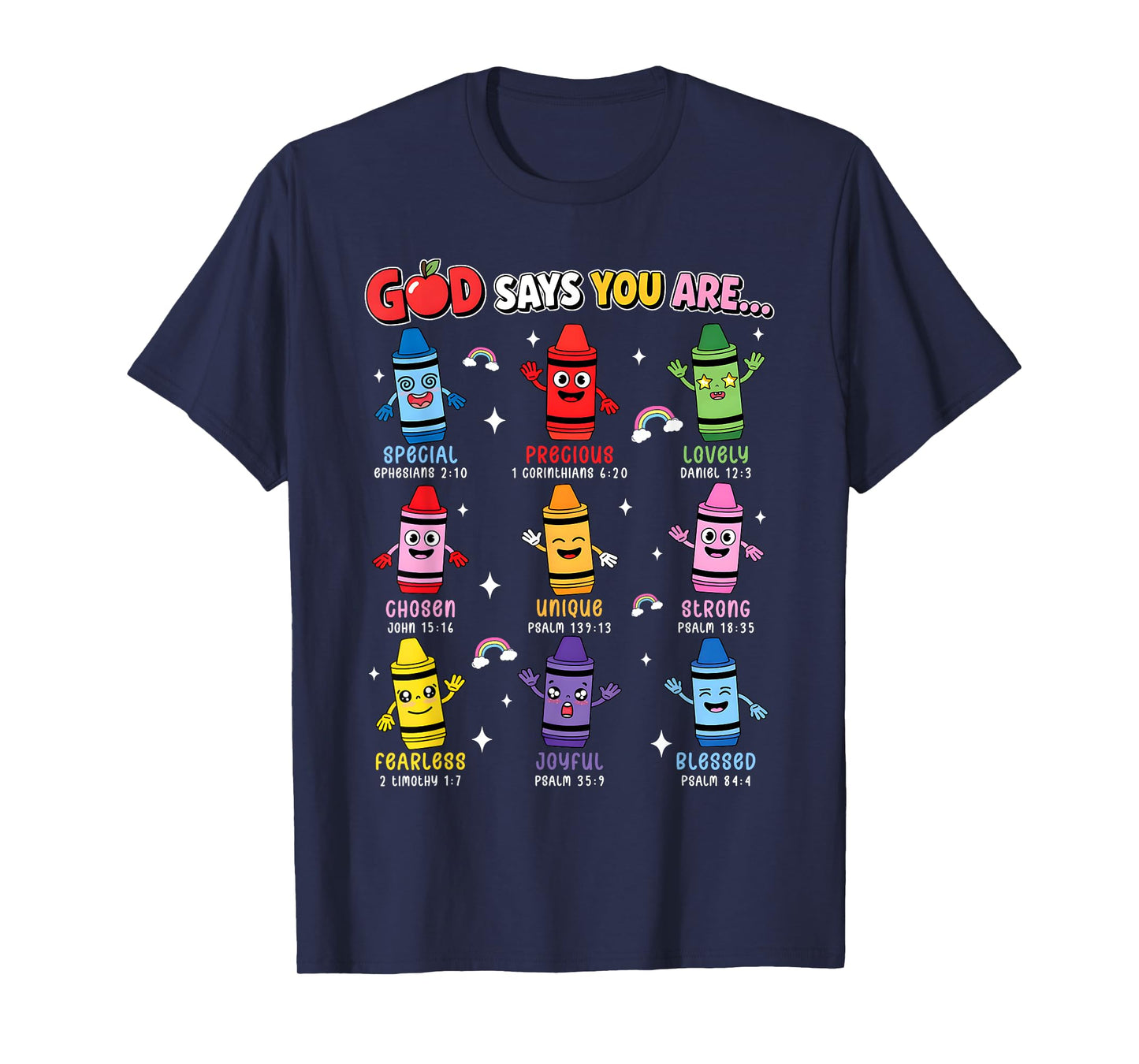 God Says You are Christian Kindergarten Teacher Funny T-Shirt