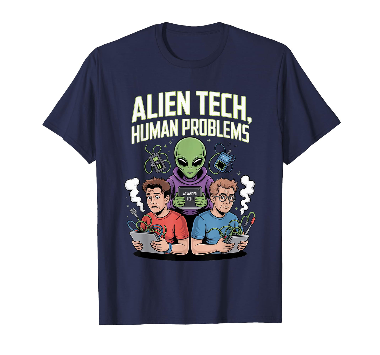 Anunnaki Alien Tech Sumerian Mythology Enki and Enlil T-Shirt