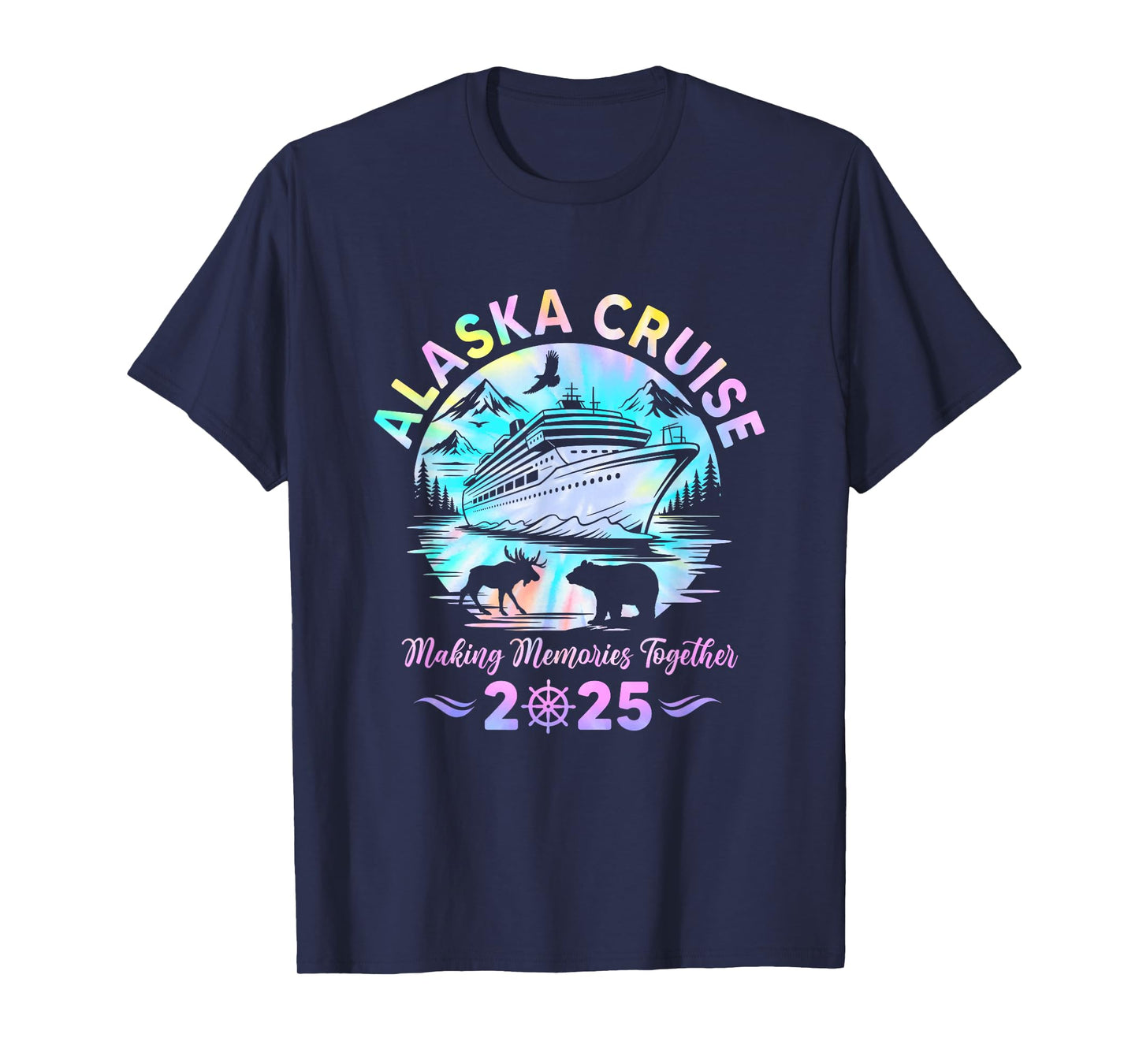 Alaska Cruise 2025 Matching Family Friends Group Adventure T-Shirt