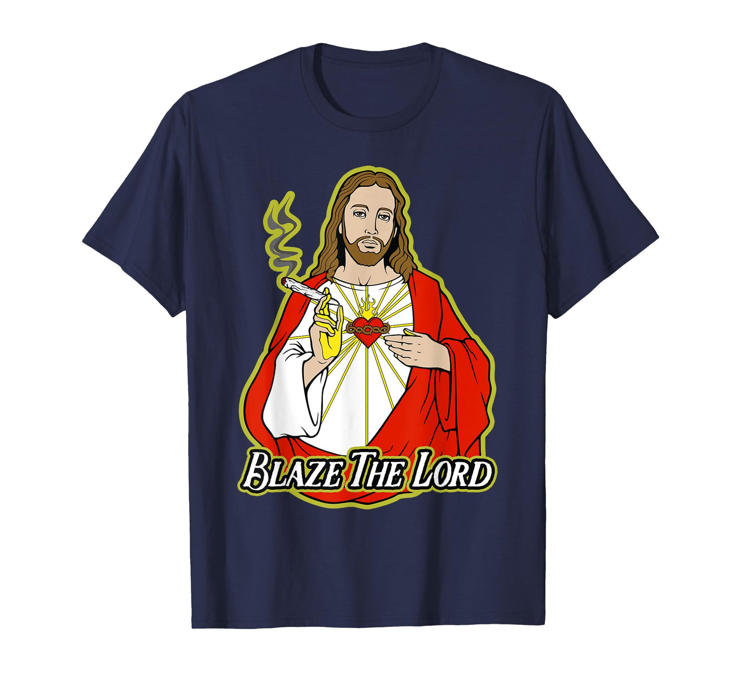 Marijuana T-Shirt Lord Jesus 420 Getting High T-Shirt