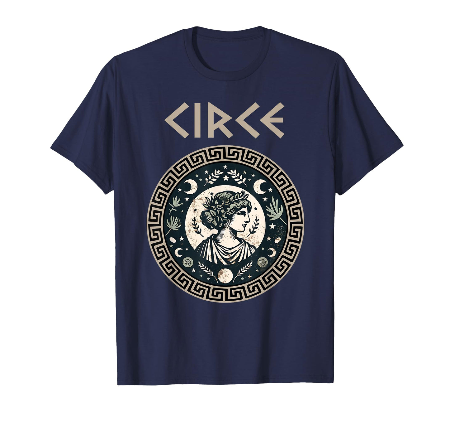Agema Apparel Circe Greek Goddess and Sorceress Greek Mythology T-Shirt, Small, Black