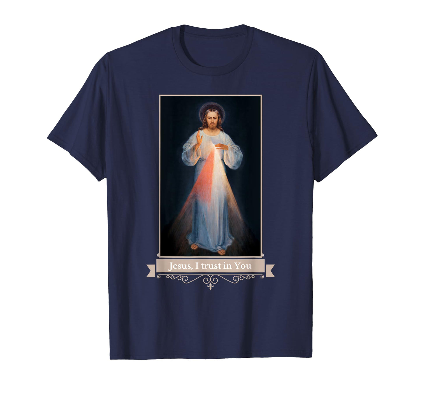 Divine Mercy Jesus I Trust In You Catholic Religious T-Shirt