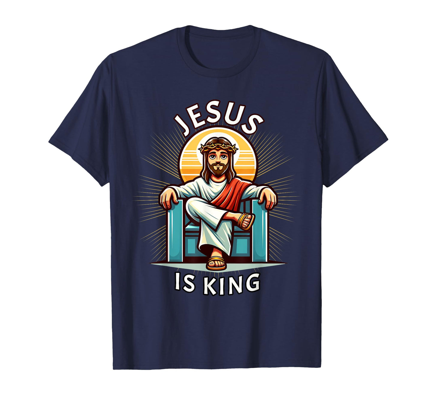 Jesus is King of Christian Faith T-Shirt